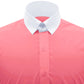 Snap Tab Collar Men's Rose Pink Dress Shirt Retro James Bond Celebrity Style Dress Classic Kent Clergy Collar Shirt Eton Loop Collar 70s 80s