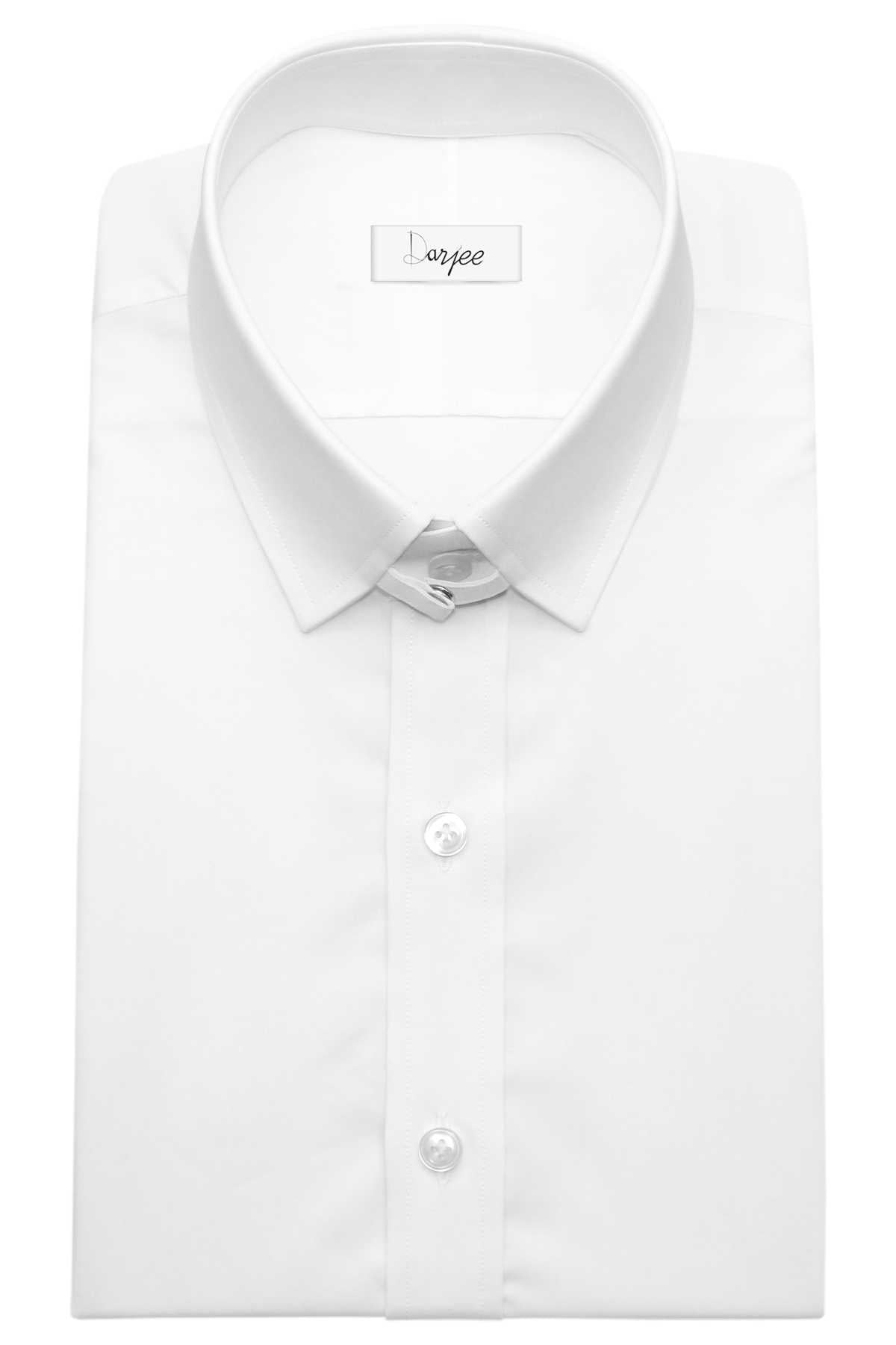 Snap Tab Collar Men's White Dress Shirt Retro James Bond Celebrity Style Dress Classic Kent Clergy Collar Shirt Eton Loop Collar 70s 80s