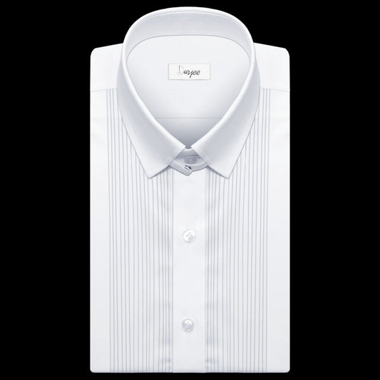 Snap Tab Collar Men's White Dress Shirt Retro James Bond Celebrity Style Dress Classic Kent Clergy Collar Shirt Eton Loop Collar 70s 80s