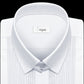 Snap Tab Collar Men's White Dress Shirt Retro James Bond Celebrity Style Dress Classic Kent Clergy Collar Shirt Eton Loop Collar 70s 80s