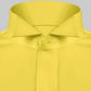 High Wing Collar Yellow Shirt For Men Vintage Blouse Edwardian Statement Collar Dress Shirt Sharp Tip Bib Front Collar Retro Style Shirt