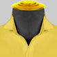 High Wing Collar Yellow Shirt For Men Vintage Blouse Edwardian Statement Collar Dress Shirt Sharp Tip Bib Front Collar Retro Style Shirt