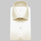 High Spread Collar Dress Shirt For Men President English Wide Spread Full Sleeves Cream Shirt Men Wedding Attire Tall Neck Windsor Collar
